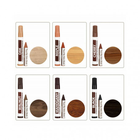 Opravná sada na nábytek a podlahy, 6 barev SPRINGOS CORRECTOR