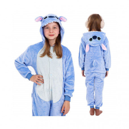 Pyžamo Kigurumi Sticth modré, vel. 130-140 cm SPRINGOS