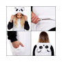 Pyžamo Kigurumi Panda černo-bílé, vel. M SPRINGOS