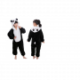 Pyžamo Kigurumi Panda černo-bílé, vel. 110-120 cm SPRINGOS