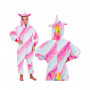 Pyžamo Kigurumi Jednorožec růžovo-bílé, vel. 130-140 cm SPRINGOS