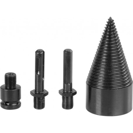 Štípací kužel na dřevo 50 mm Strend Pro, 3x adaptér