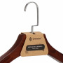 Ramínko na šaty 46 cm, dřevěné, tmavě hnědé SPRINGOS LUXURY