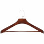 Ramínko na šaty 46 cm, dřevěné, tmavě hnědé SPRINGOS LUXURY