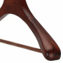Ramínko na šaty 46 cm, dřevěné, tmavě hnědé SPRINGOS LUXURY