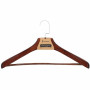 Ramínko na šaty 46 cm, dřevěné, tmavě hnědé SPRINGOS LUXURY