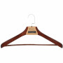 Ramínko na šaty 40 cm, dřevěné, tmavě hnědé SPRINGOS LUXURY