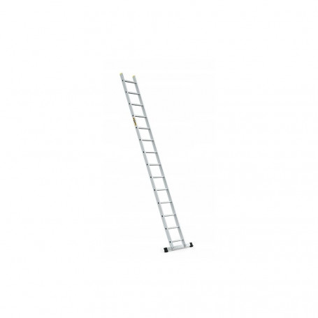 Hliníkový žebřík 1x14 příček jednodílný DRABEST DP-14 PRO