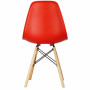 Designová židle SPRINGOS MILANO červená