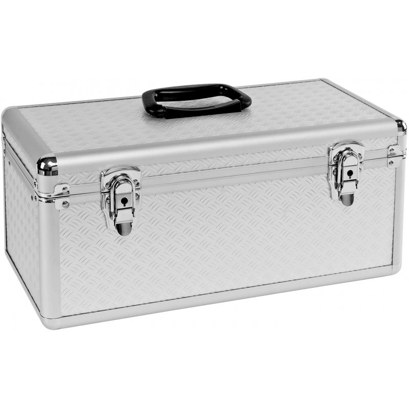 DEMA Hliníkový kufr na nářadí a nástroje, stříbrný 21550D
