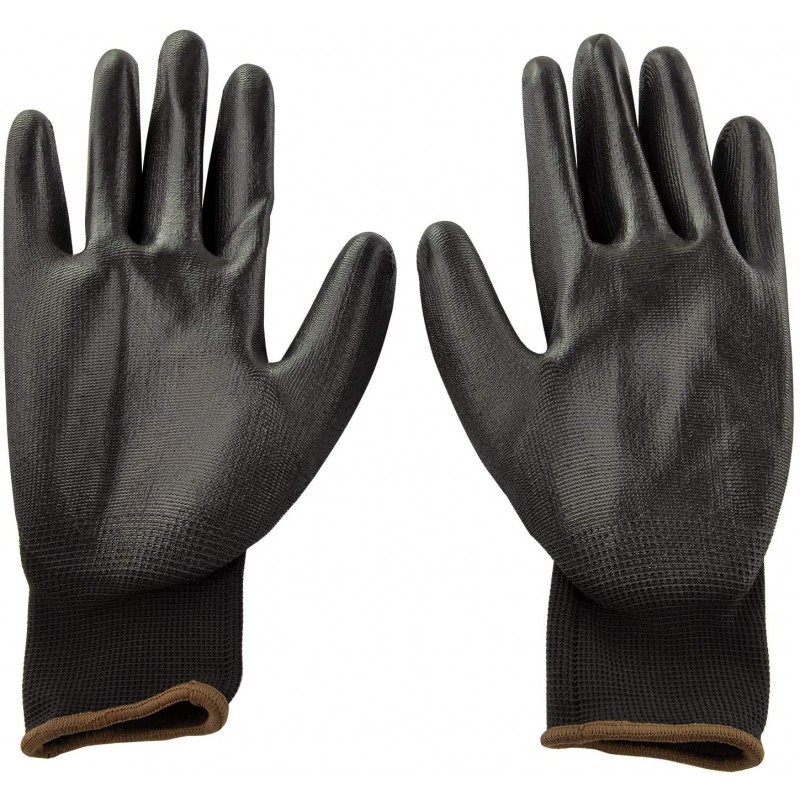 DEMA Pracovní rukavice s PU povrchovou úpravou Basic, velikost 10 23263D