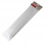 Vázací stahovací pásky 3,6x300 mm, bílé, 100 ks