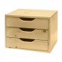 Dřevěná zásuvková skříňka SB3