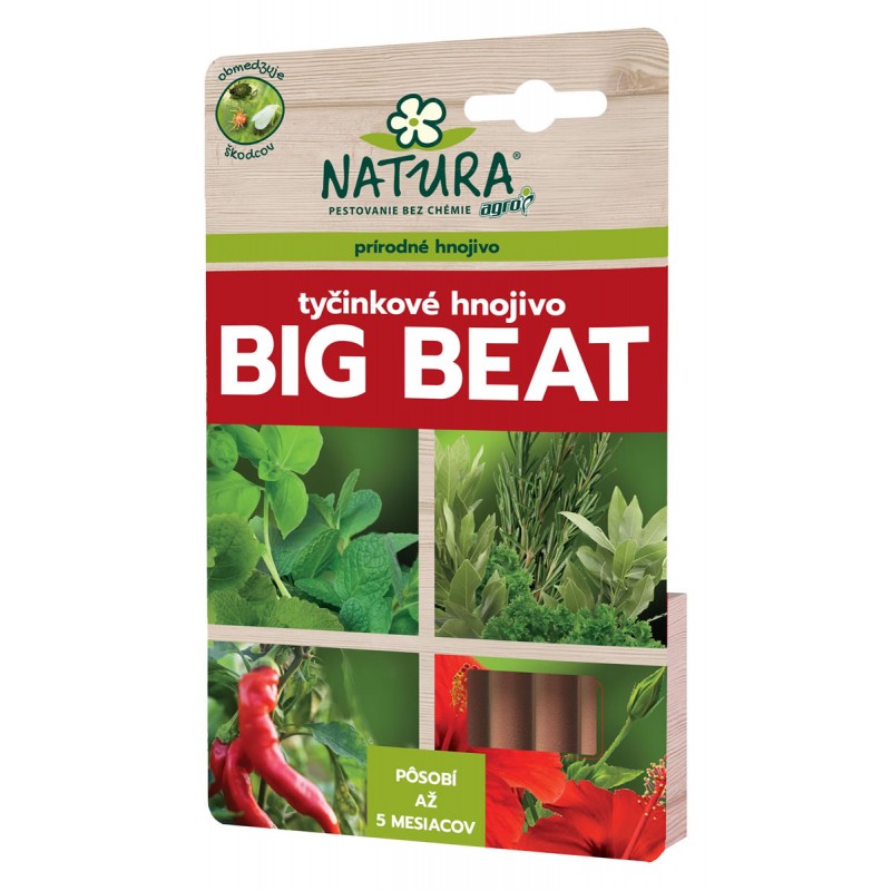AGRO Natura Tyčinkové hnojivo Big Beat 12 tyčinek NA02500001000