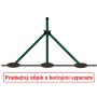 Vzpěra poplastovaná BPL ZN+PVC 38x1,25x2300, zelená