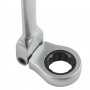 Ráčnový očko-vidlicový klíč s kloubem 16 mm