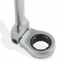 Ráčnový očko-vidlicový klíč s kloubem 24 mm