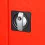 Kovová skříň XXL 110x58x192 cm, antracit / červená