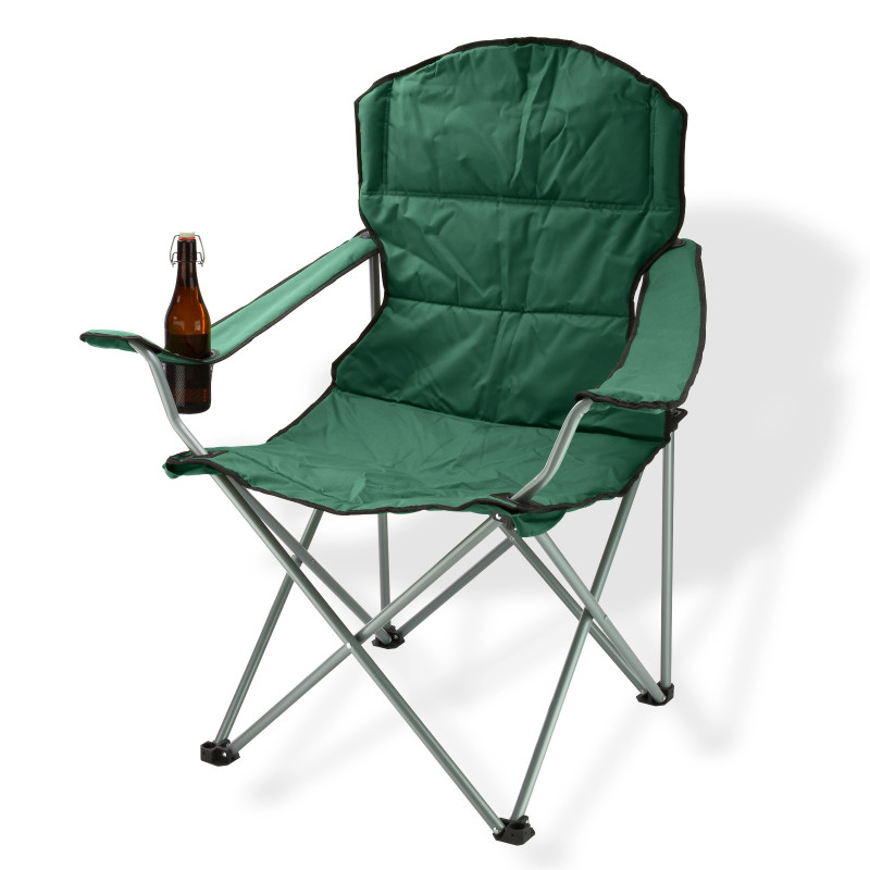 DEMA Kempinková / zahradní židle skládací, zelená 94037D