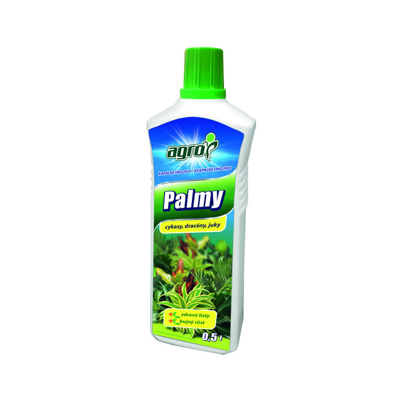 AGRO Hnojivo na palmy a zelené rostliny 0,5 L AG02100011005