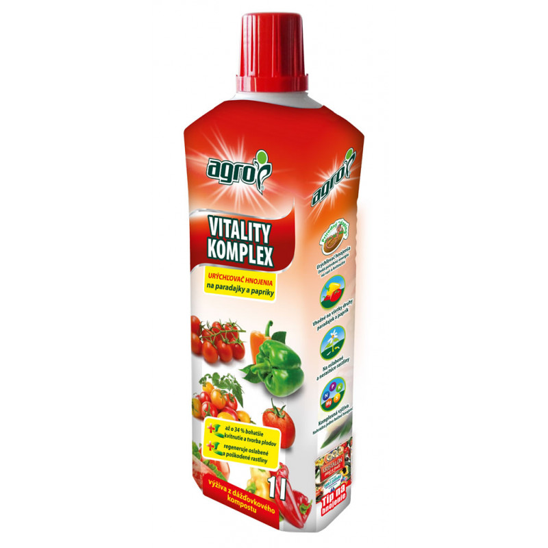 AGRO Vitality Komplex na rajčata a papriky 1 L AG02110005010