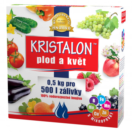 Krystalické hnojivo Plod a květ 0,5 kg