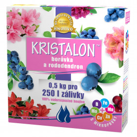 Krystalické hnojivo Borůvka a rododendron 0,5 kg