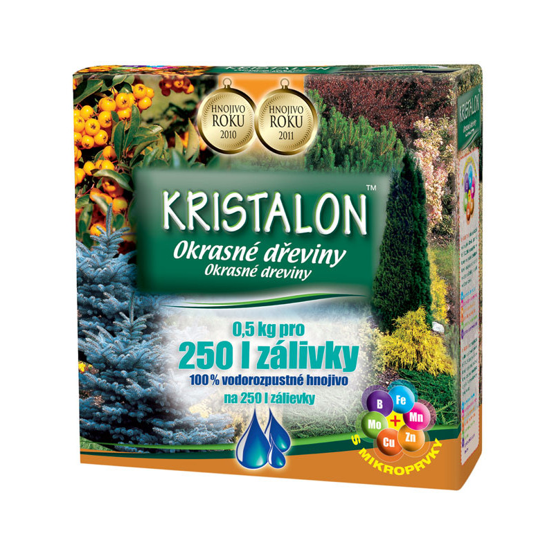 KRISTALON Hnojivo Okrasné dřeviny 0,5 kg AG02200010005