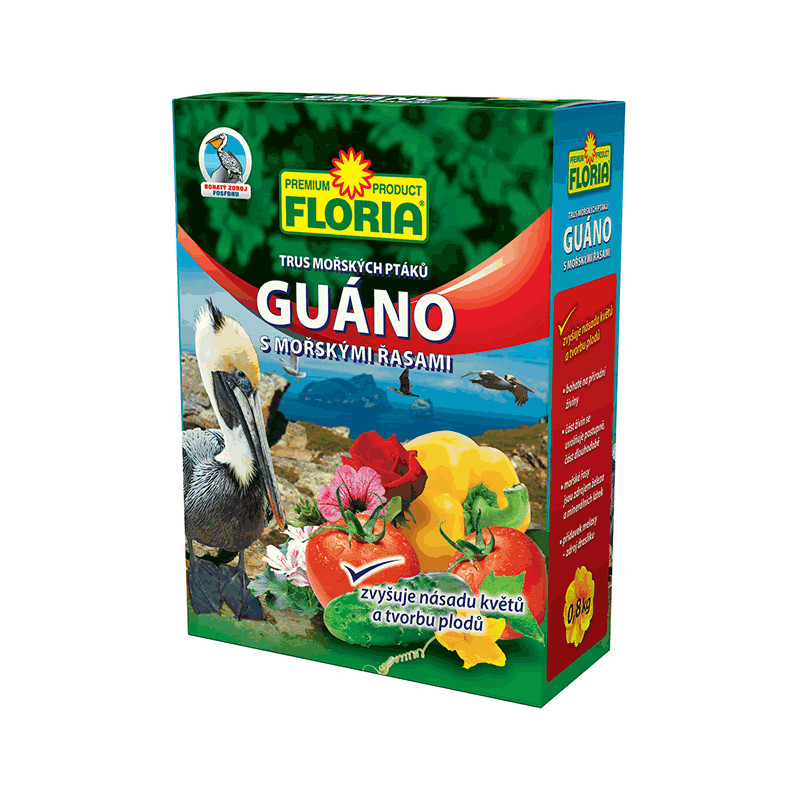FLORIA Guano s mořskými řasami 0,8 kg FL02600001008