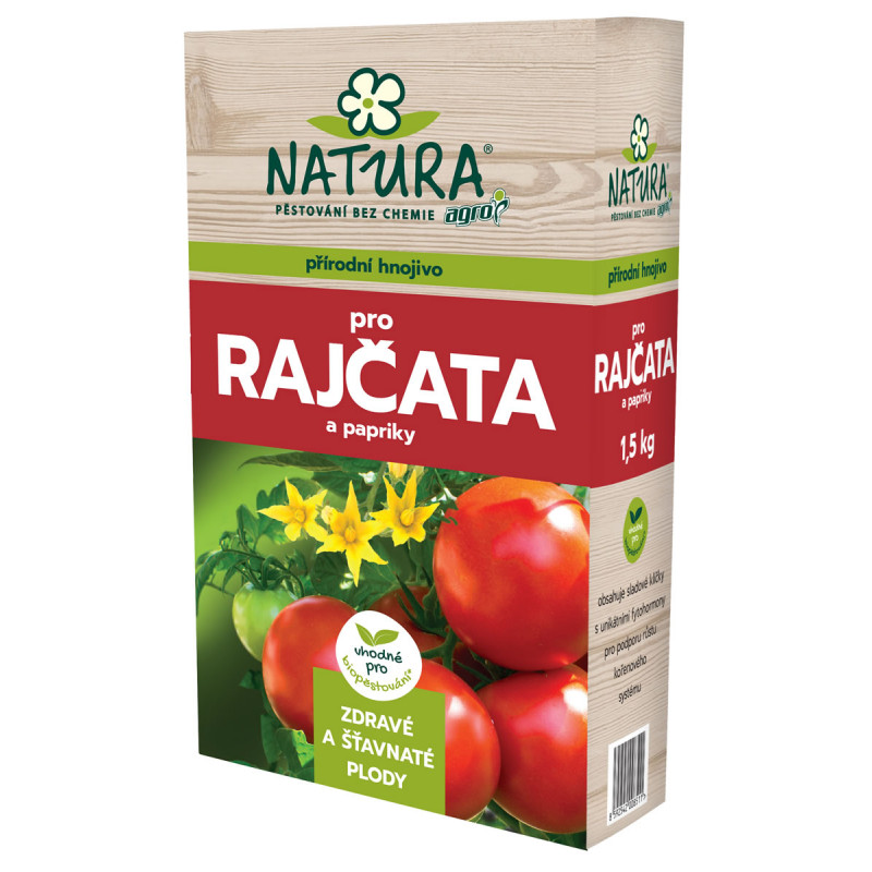 AGRO Natura Organické hnojivo na rajčata a papriky 1,5 kg NA02600008015