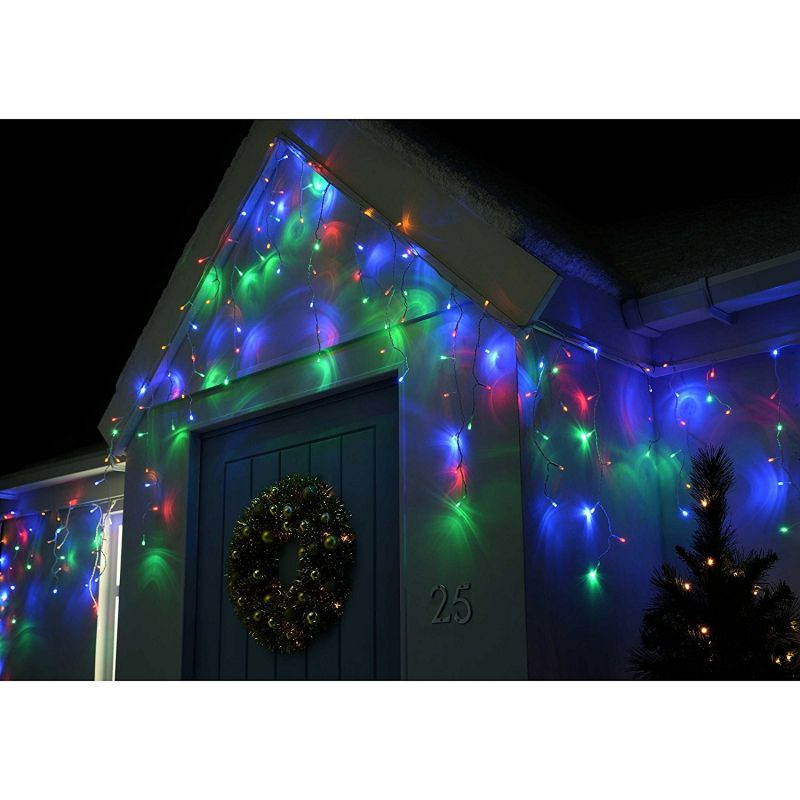 SPRINGOS LED krápníky 22,5 m, 500 LED, IP44, 8 světelných módů, multicolor CL0503