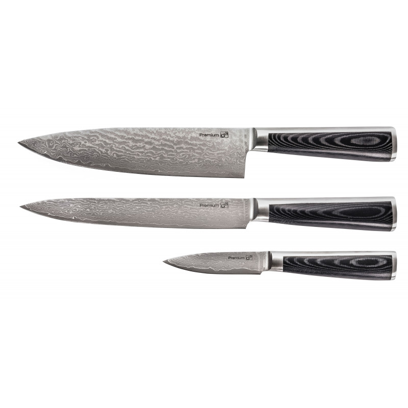G21 Sada nožů G21 Damascus Premium, Box, 3 ks 6002250