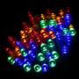 LED světelný řetěz Mikro 9 m, 120 LED, 3x AA, IP44, 8 světelných módů, multicolor