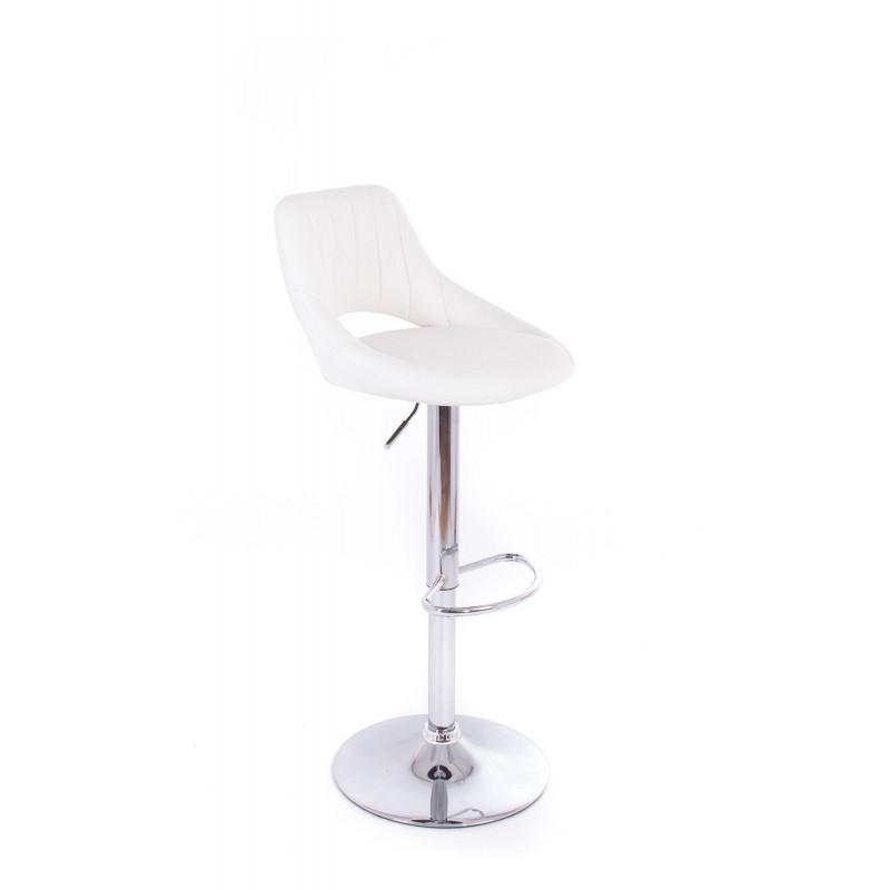 G21 Barová židle G21 Aletra koženková, prošívaná white 60023302
