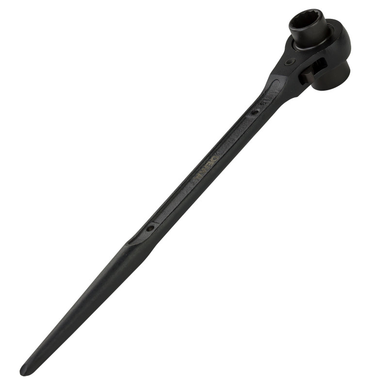 DEMA Lešenářský klíč ráčnový 19x24 mm, černý 21964D