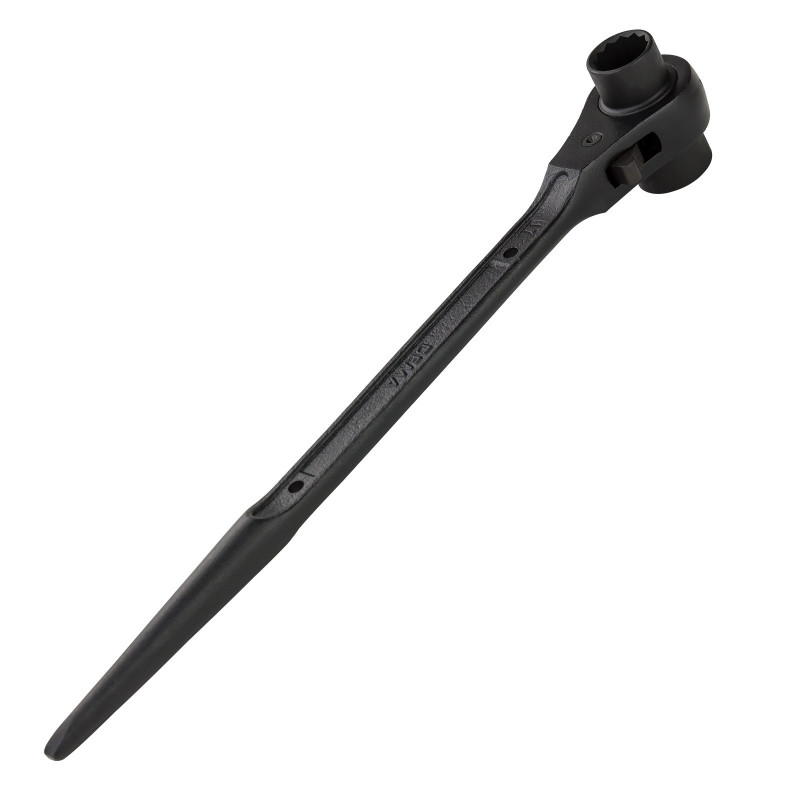 DEMA Lešenářský klíč ráčnový 17x19 mm, černý 21962D