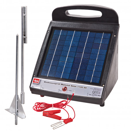 Solární ohradník 6 V Mammut Solar 1100