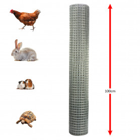 Voliérové ​​čtyřhranné pletivo pozinkované 6,4 mm, 1x10 m, drát 0,6 mm