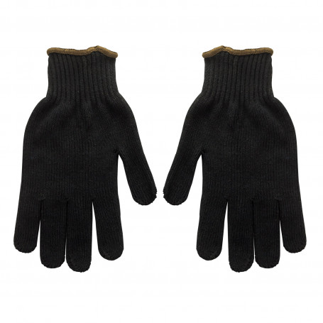 Pracovní rukavice pletené černé, velikost 10