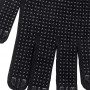Pracovní rukavice pletené černé, velikost 10