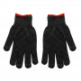 Pracovní rukavice pletené černé, velikost 8