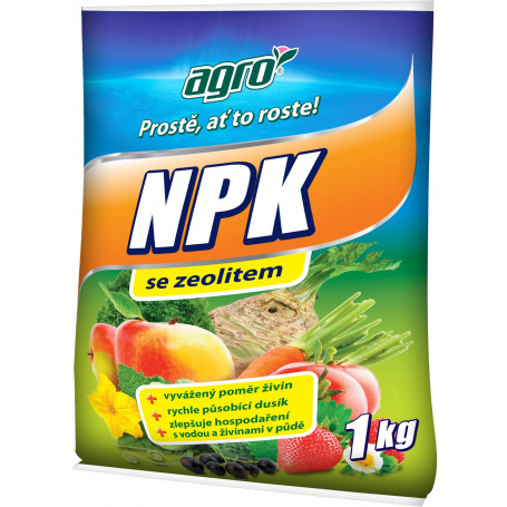 Univerzální hnojivo NPK se zeolitem 1 kg