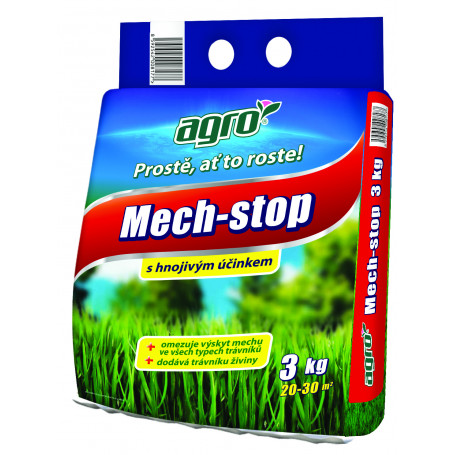 Trávníkové hnojivo Mech - stop 3 kg