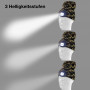 Pletená čepice s LED světlem, camouflage