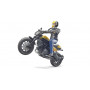 Motocykl Ducati Scrambler Full Throttle s jezdcem 1:16 63053