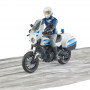 Policejní motocykl Ducati Scrambler s policejním příslušníkem 1:16 62731