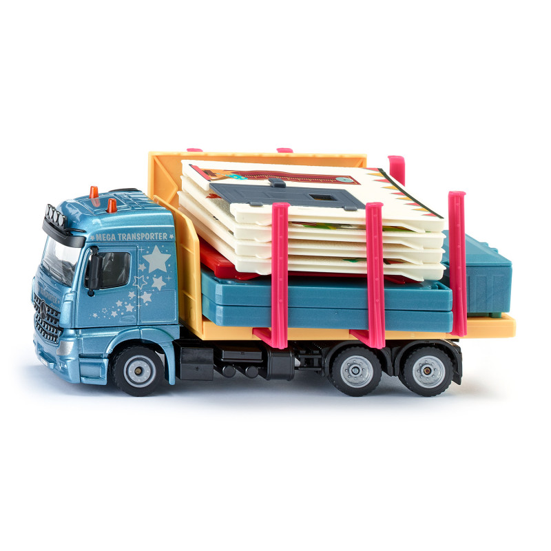 SIKU Kamion pro přepravu montovaného domku / 3562 31759D