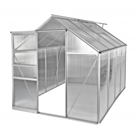 Zahradní skleník Basic, 254x190x195 cm, 4 mm