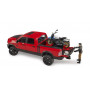 Pick-Up RAM 2500 Power Wagon s motocyklem Ducati Desert Sled a jezdcem 1:16 02502