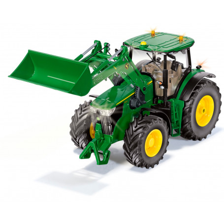 Traktor John Deere 7310R s předním nakladačem a Bluetooth ovládáním / 6792